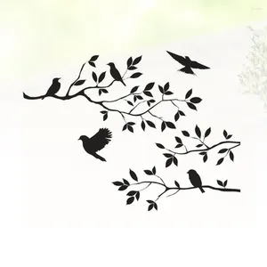 Sfondi 1PC Rimovibile DIY Peel And Stick Creativo Ramo di albero Uccelli Adesivi murali Adesivo