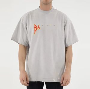 Herren T-Shirts Aprikose Kleidung Sommer Mode T-Shirt Hot Band Collection Lightning Letter Pattern Crew Kurzarm