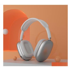 Fones de ouvido Fones de ouvido P9 Max Fones de ouvido sem fio Bluetooth Fones de ouvido para jogos de computador Fones de ouvido montados na cabeça Protetores de ouvido Drop Delive Dhs1J
