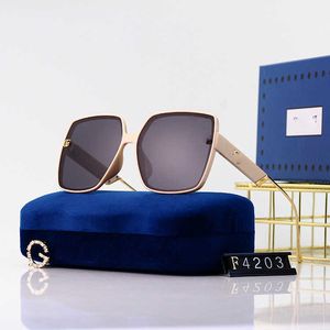 Fashion G Letter luxury sunglasses 2022 Fashionable New Sunglasses Women's Individuality Trend Pose Essential Small Fresh Glasses Show Thin