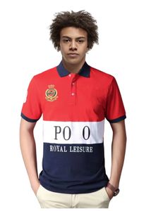 R Polos Men Men Short Sleeve Complar Twister Assoristered Contraving Convers