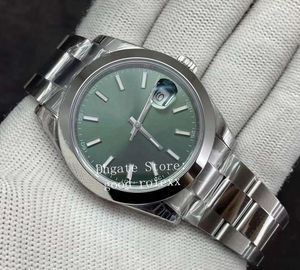 Herrklockor 72 timmar Power Reserve Watch 41mm män SBF Blue Green Dial vs Automatic Cal.3235 Smooth Bezel 904L Steel Jubilee VSF ETA Garantikort 126300 armbandsur