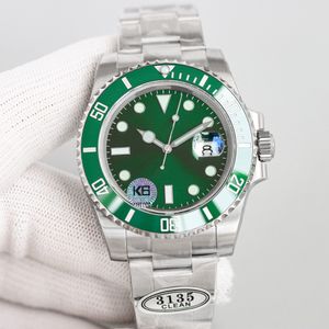 Tory Clean Mechanical 3135 Watches 40mm Sahire Luminous Business Wristwatches 904L Stains Strap Strap Montre de Luxe 910511 ES