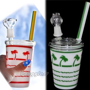 Mini Hookahs Tarbuck Cup Oil Rig Smoking Glass Water Pipes With 14 mm joint Beaker Bong heady Dab Rigs 8.1 Inchs