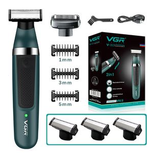 Electric Shavers 2in1 One Blade Professional Shaver For Men Wet Dry Use Beard Trimmer Rechargeable Razor Body Shaving 230330