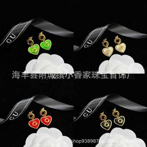 Charm designer Double G Letter Earrings Dropped Adhesive Love Tassel Earrings 925 Silver Needle Brass Material