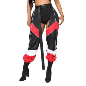 سروال نسائي Capris y2k Women's Rave Clams Sexy Hollow Out Patchwork/ Slough Sould Fit Buckle for Club Wear Burnless Festival Pants 230330