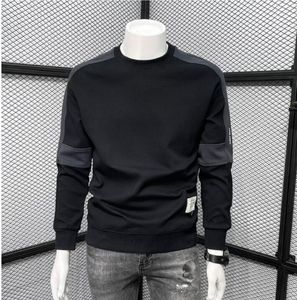 2023 nuove felpe con cappuccio da uomo felpe Moda sciolto Pullover Versatile Contrasto bianco hip hop maniche lunghe giovane streetwear abbigliamento maglione girocollo di alta qualità