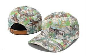 Luxurys Desingers Beyzbol Kapağı Kadın Kaplan Kapakları Manempty Nakış Güneş Şapkaları Moda Zamanlı Tasarım Çiçekler Şapka Haşlanmış Yıkanmış Yıkanmış Güneş Koruyucu Oldukça İyi