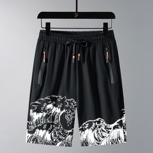 Männer Übergroße 6XL 7XL 8XL Shorts für Sommer Casual Klassische Nylon Marke Männliche Schwarze Hosen Hosen 230329