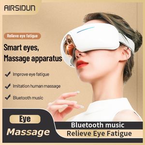 Eye Massager Intelligent Folding Bluetooth Compress Protector Rechargeable Air Pressure 230329