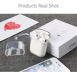 Acessórios para fones de ouvido Bluetooth para AirPods 2 Pro Air Pods 3 Airpod Solid Silicone Casos de fone de ouvido protetores Apple Caixa de choque sem fio Apple Caso à prova de choque