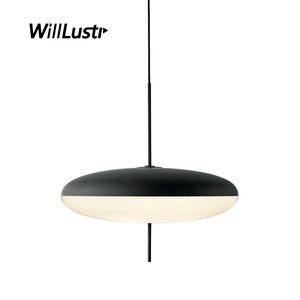 Modern Acryl Pendant Lamp Creative UFO Susposion Lighting Hotel Cafe Store Bar Matsal Astep Danmark Takkronor