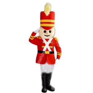 New Adult British Soldier Boy Mascot Costume Top Cartoon Anime tema personaggio Carnevale Unisex Adulti Taglia Natale Festa di compleanno Vestito da esterno