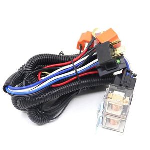 Lighting System Other Car Headlight Relay Wiring Harness 2 Bulb Fixed Dark Light Brightener Waterproof Kit AccessoriesOther