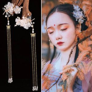 Clipes de cabelo 1pc elegante estilo clássico dragonfly tradicional hanfu chinês peste de cabelo