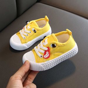 Athletic Outdoor Bobora Canvas Children's Shoes Cartoon Children's Sneakers Rainbow Casual Shoes for Girls Comfortable Kids Flats 2021 W0329