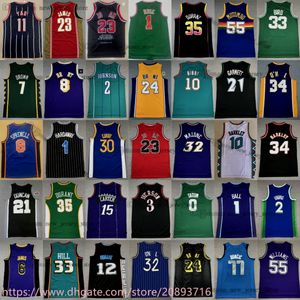 Luka Doncic Jersey New Basketball Kevin Durant Kyrie Irving Ja Morant James Harden Paolo Banchero Mikal Bridges Allen Iverson Vince Carter McGrady Hardaway Rodman