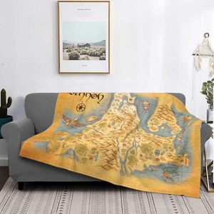 Одеяла Sinnoh Map товар для домашнего украшения аниме Аниме Аниме Антикол Фланелевое одеяло подарки подарки Рождество