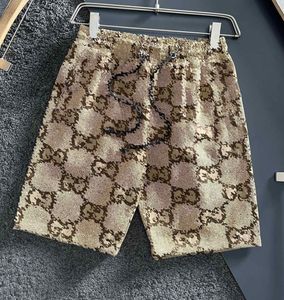 Men's Designer Jacquard Shorts Men's Jeans Two Letter Casual Letter Pants Khaki Track Shorts