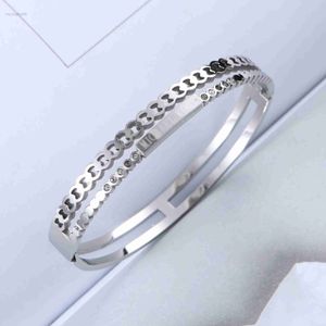 clover bracelet Bangle Simple and Fashionable Titanium Steel Bracelet, Color Retention Stainless OHPS