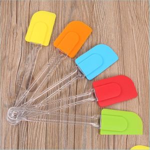 Baking Pastry Tools New Sile Spata Scraper Cream Butter Handled Cake Cooking Brushes Kitchen Utensil Drop Delivery Home Garden Din Dhtp3