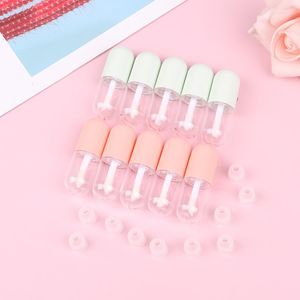 Storage Bottles 10pcs Empty Lipgloss Tube With Wands 5ml Lip Gloss Glaze Mini Cute Lipstick Diy Cosmetic Containers