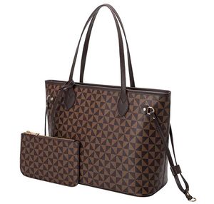 Kadın Tasarımcı Çantaları Louiseity ünlü deri 2pcs set Viutonity Messenger alışveriş çantası düz çapraz vücut omuz çanta kadın kılıf cüzdanlar çantası kalitesi hei