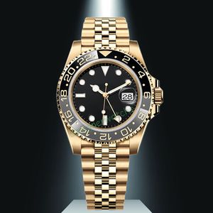 2023 novo relógio de designer de luxo masculino totalmente automático mecânico comemorativo pulseira de aço cerâmica anel à prova d'água moda negócios relógio masculino