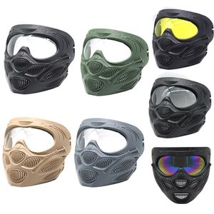 Maschera da tiro tattica per paintball con attrezzatura per la protezione del viso all'aperto NO03-337