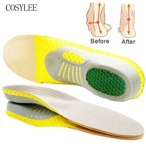 Sko delar Tillbehör Ortic Insole Arch Support PVC Flat Foot Health Sole Pad Insules For S Insert Padded Orthopedic Fötter 230330