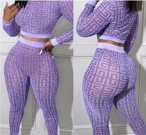 Designer Women's Tracksuits Sports Set Woman 2 Pieces Letter Mönster Två Peice Matching Set Sexiga fest Födelsedagskläder Festival Holiday Clothing