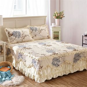 Bed Skirt of 1/2/3 agricultural solid sheepskin bedspreads bed sheets cotton bedding 230330