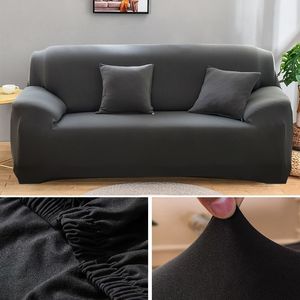 Cushion Decorative Pillow Solid Colors Stretch Sofa Cover For Living Room Washable Covers Removable Couch s Slipcover Home el 230330