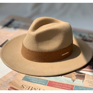Largura chapé de balde outono inverno lã plana top unissex abrigo moda clássica diversos estilos diversos circunferência ajustável Big 230330