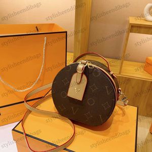 Top Quality Women's Fashion Round Bag Shoulder Bags Ladies Casual Travel Handbags Chain Purse Socialite Fashion Crossbody Bags 0303/23