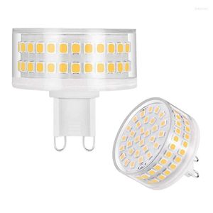 Glödlampor G9 LED -glödlampa AC110V 220V 9W 12W 15W SMD2835 Ingen flimmerljusslampa ljuskrona Byt ut 50W 70W 80W Halogen Belysning