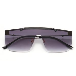 Designer Sonnenbrille Avant Garde Style Sonne mit Sonnenbrillen Modeartikel Top -Qualität Womens Brand Designer Brille UV400 Linsen Halbrahmen großer quadratischer Wildstil
