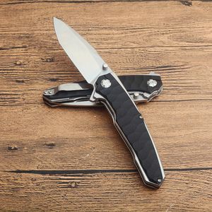 Nowy przylot G3551 Flipper Solding Knife D2 Satin Tanto Blade Black G10 z nożami do stali ze stali nierdzewnej noża folderów EDC EDC