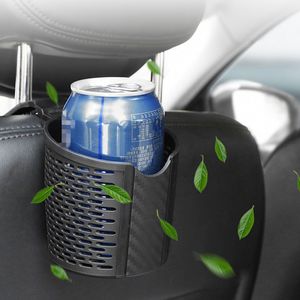 Bilhuvudstöd hängande Mount Cup Holder Auto Truck Back Seat Drink Water Bottle Holders Car Interior Storage Box Accessories