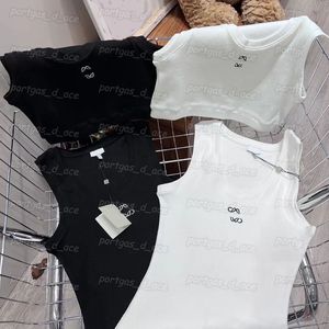 Women Cropped T Shirt Singlets Tank Tops Sexy Summer Cool Casual Street Style Tanks White Black Knitted Vest