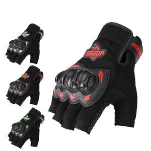Nya Half Finger Riding-handskar som inte är slipade med andningsbara slitsträckta handskar för utomhussportverk camping