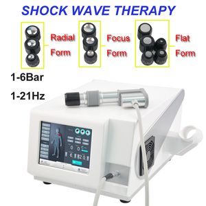 Annan skönhetsutrustning Fysisk pneumatisk chockvågterapiutrustning för kroppssmärta Relief Shock Wave Muscle Knee Back Pain Relief Machine