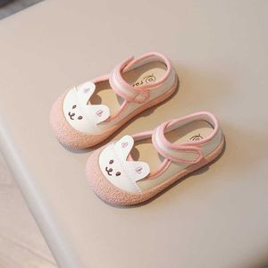 Athletic Outdoor Cute Little Bear Boy Baby Children Fashion Spring and Summer PU Casual Shoes 2023 Spring New Simple Round-toe Kids Girls Flats W0329