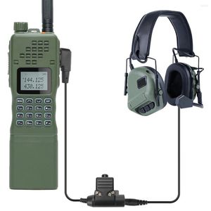 Walkie Talkie Baofeng AR-152 VHF/UHF 15W Kraftfull 12000mAh Battery Tactical PRC-152 Portable Radio med ljudhämtningshuvudset