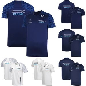 2022-2023 T-shirt zespołu F1 Formuła 1 Krótkie koszule polo Racing Fani wyścigowe Fani Summer Casual oddychający koszulka koszulka plus size