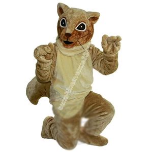 Carnival Kostüm Brown Squirrel Maskottchen Kostüm Top Cartoon Anime Theme Charakter Carnival Unisex Erwachsene Größe Weihnachtsgeburtstagsfeier Outdoor Outfit Anzug Anzug