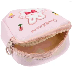 Storage Bags Sanitary Pouch Napkin Period Pad Menstrual Tampon Organizer Pads Holder Liner Padbag Cute Portable Mini Zipper Towel