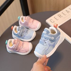 First Walkers Baby Shoes First Walker Children's Breathable Sports Boys' Shoes Air Mesh Non slip Sports Shoes Children's Running Girls' Shoes Size 16-26 230330