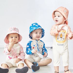 OnePieces Baby ملابس السباحة أطفال ملابس الشمس واقي من أشعة الشمس واقي تجفيف سريع للأطفال الأولاد الكوريين الفتيات تصفح الملابس 230329